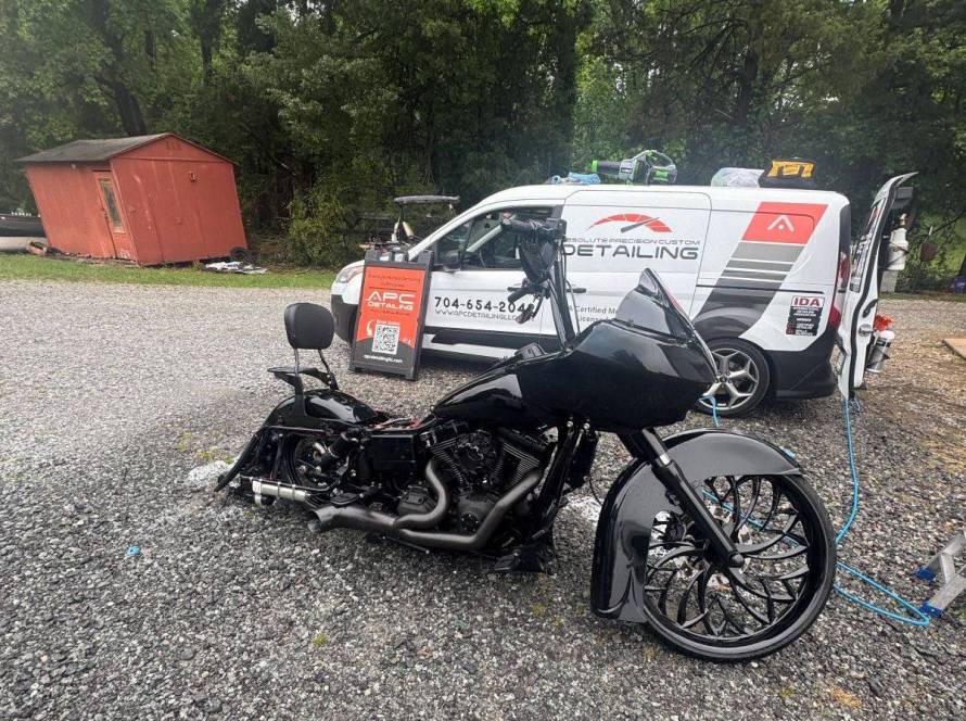 Motorcycle detailing